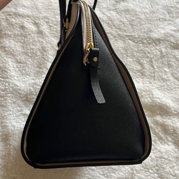 Kate Spade Cream and Black Satchel Dome-Shaped Elegance - Picture 3 of 13
